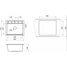 Кухонная мойка GRANULA KITCHEN SPACE KS-6003 шварц (черный металлик) 6003 SHBAPC