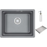 Кухонная мойка GRANULA KS-5501U, алюминиум 5501U ALYUMIHIYM