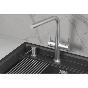 Кухонный смеситель GRANULA KITCHEN SPACE KS-8276 Нерж